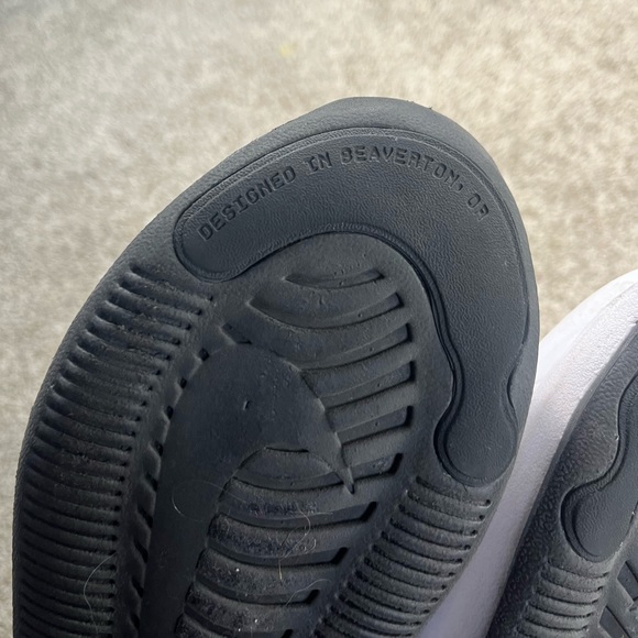 Nike Air Max Up Black Platinum White Sneakers - Men’s Size 7 - Picture 7 of 9